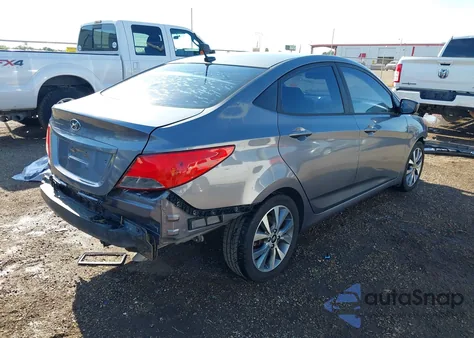 2016 Hyundai Accent Se из США, поврежденный, VIN KMHCU4AE4GU099794